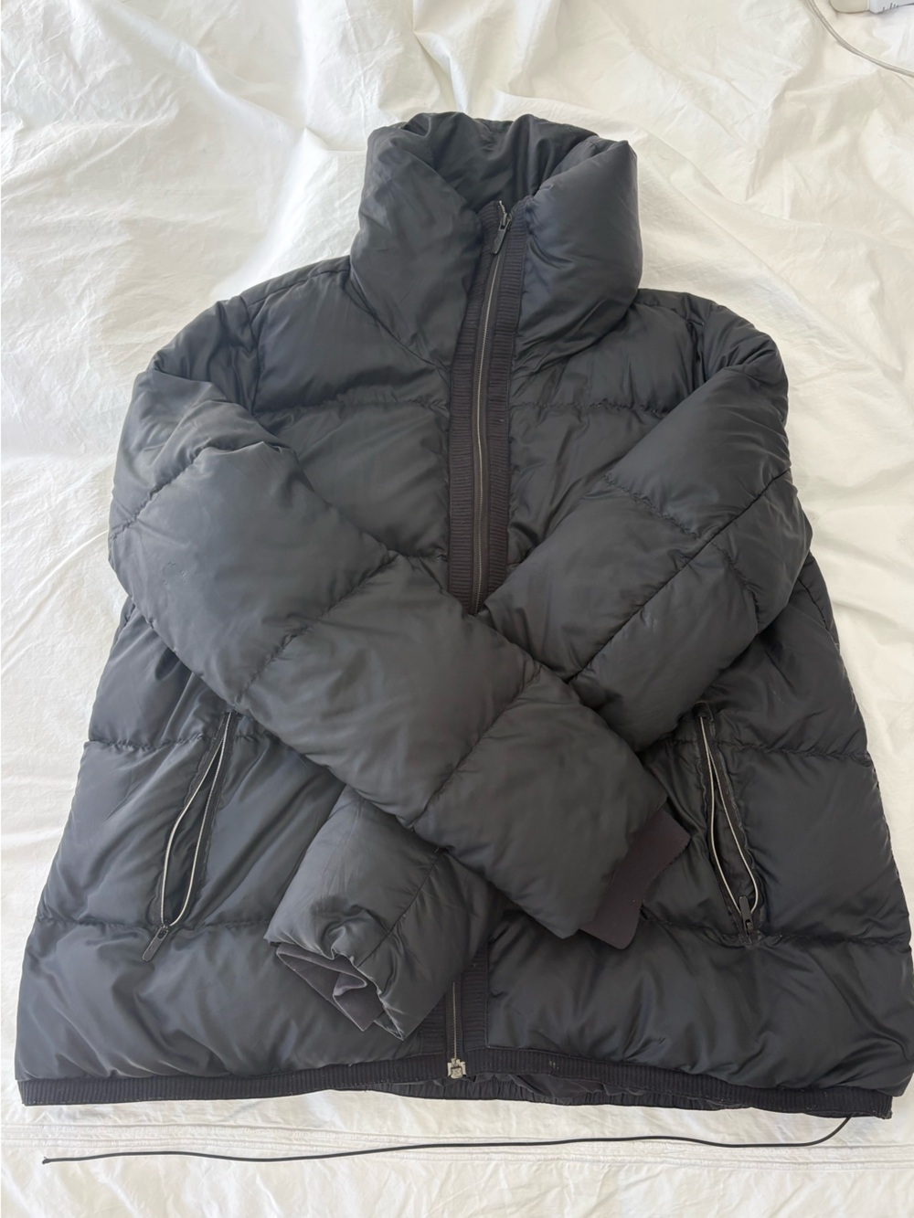 lululemon Black Down Puffer Jacket